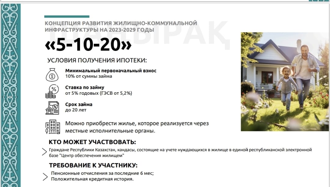 Ипотекалық бағдарлама
